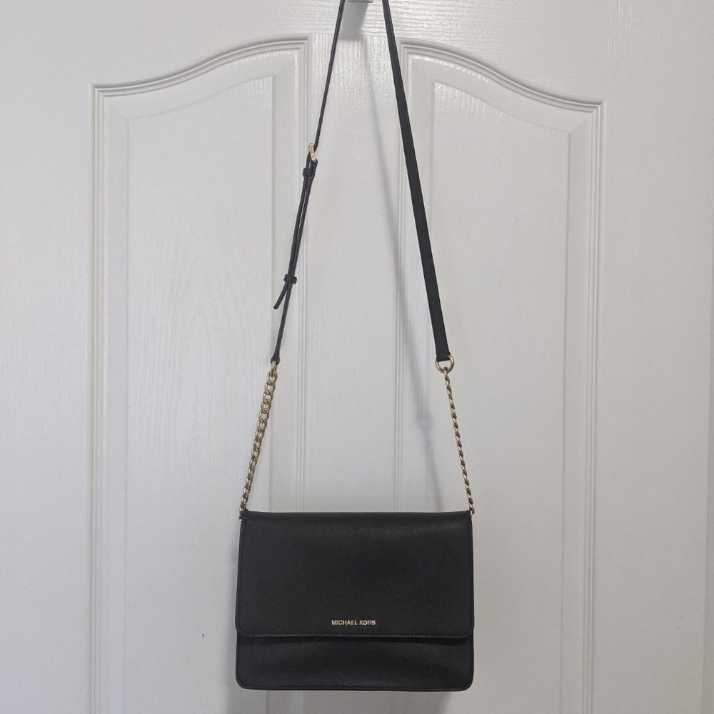 Michael Kors Daniela Leather Crossbody Bag - Picture 8 of 10